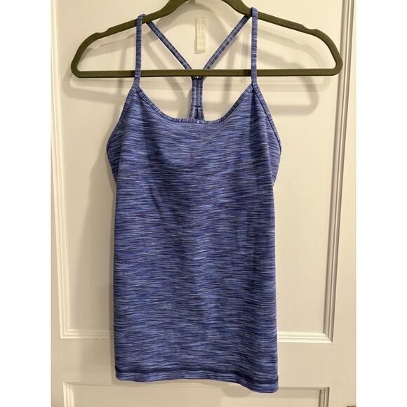 Lululemon Lot of Two 2 XS Racerback Tank Tops Blue Gray / Black - Picture 5 of 7